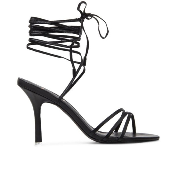 BLACK SUEDE STUDIO Leandra Lace Up Leather Sandals SZ 41 - Picture 1 of 8